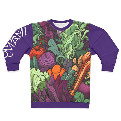 Unisex Sweatshirt Vegetables Purple