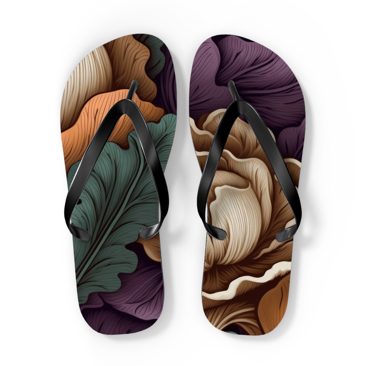 Beach sandal Dark vegetables 2 