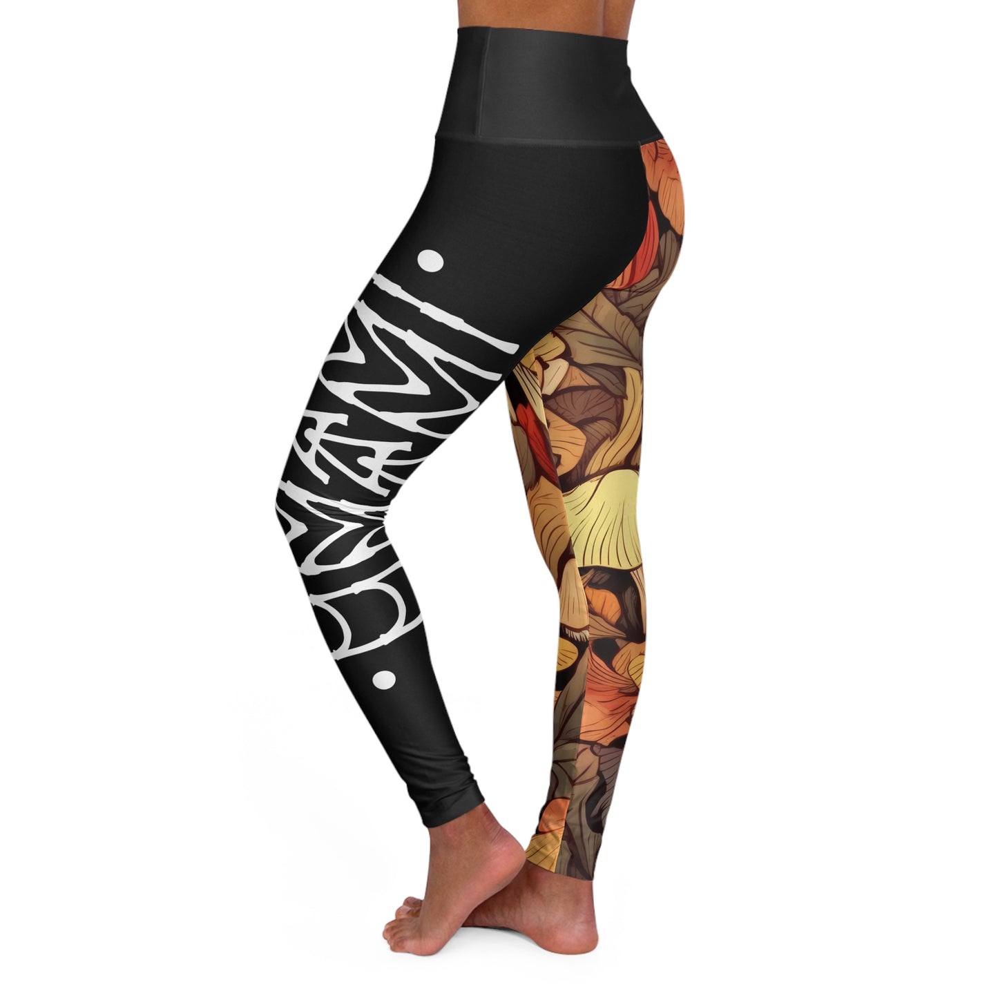 Leggings de yoga taille haute Feuille d'automne Umami
