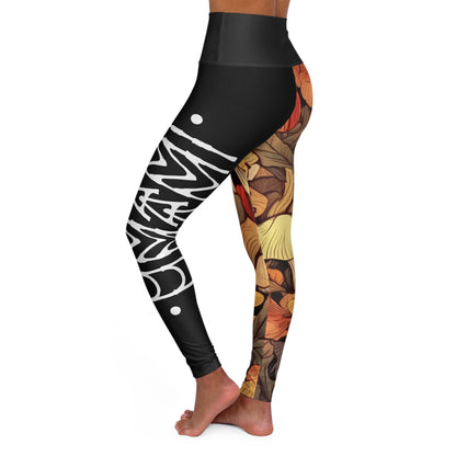 Leggings de yoga taille haute Feuille d'automne Umami