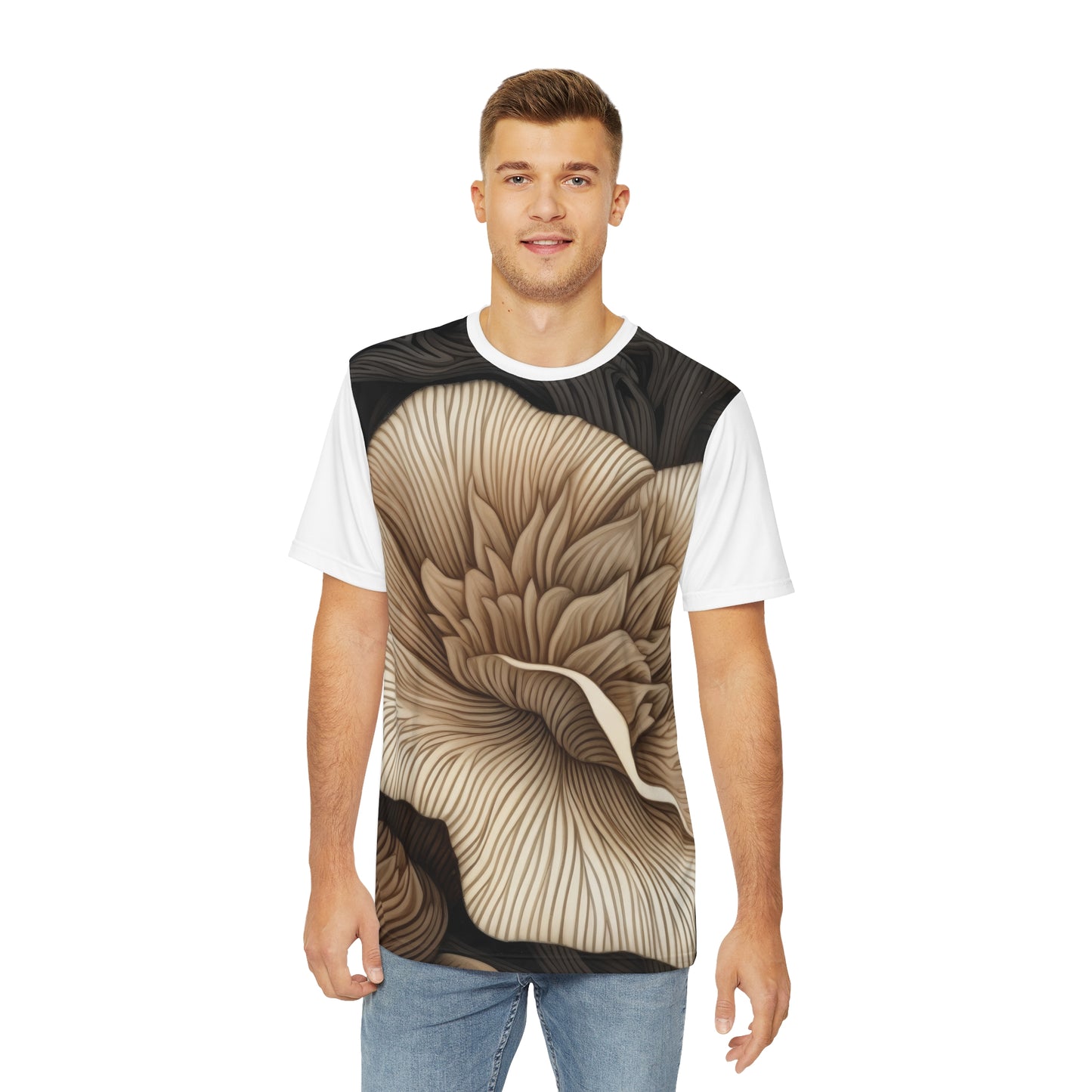 Tee Fleurs Champignons Blanc