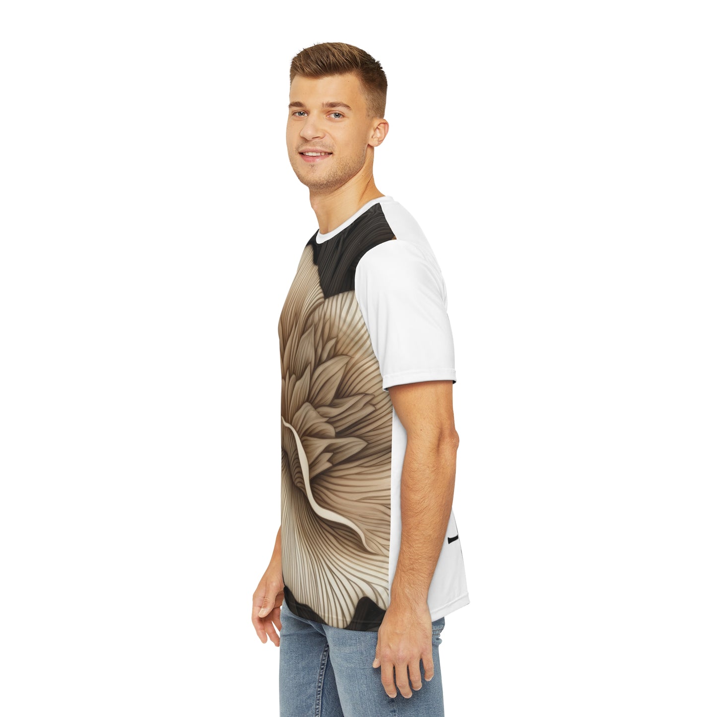 Tee Fleurs Champignons Blanc