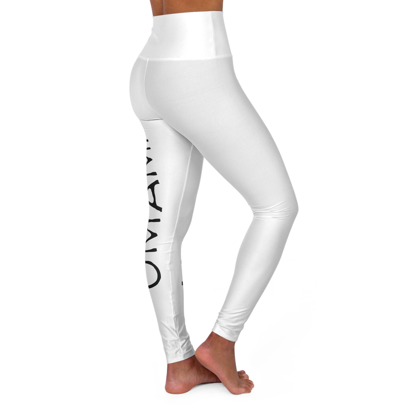 High-waisted yoga leggings White Umami 