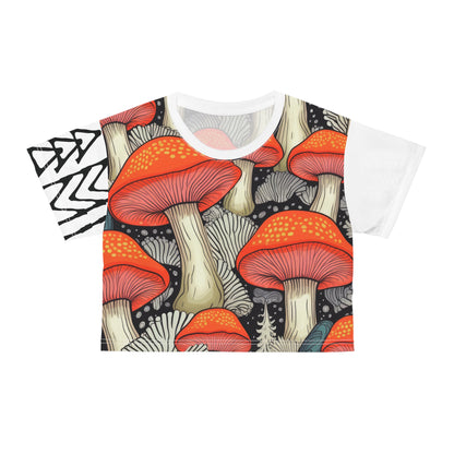 Crop Tee Amanita Blanc