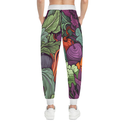 Unisex Joggers Vegetable 2 White
