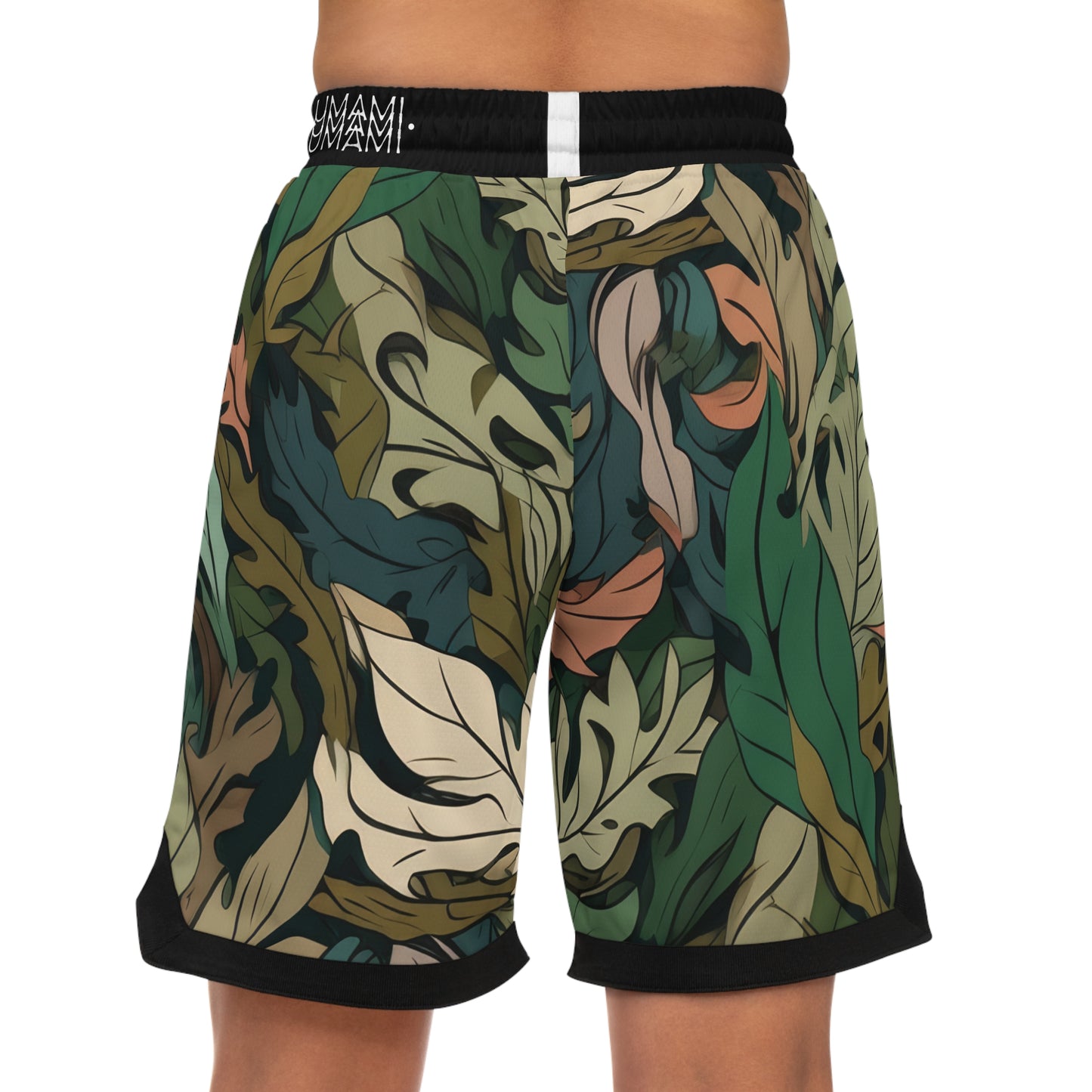 Basketball Shorts Feuilles Camo
