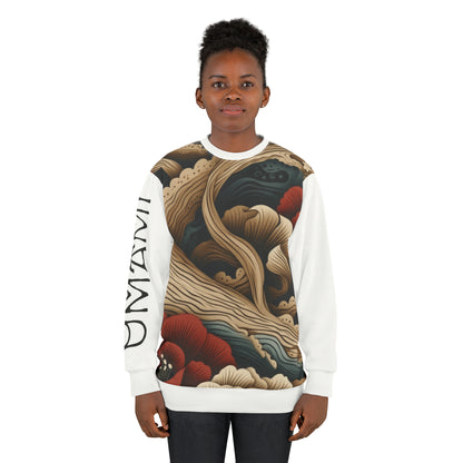 Unisex Sweatshirt Asian Style White 