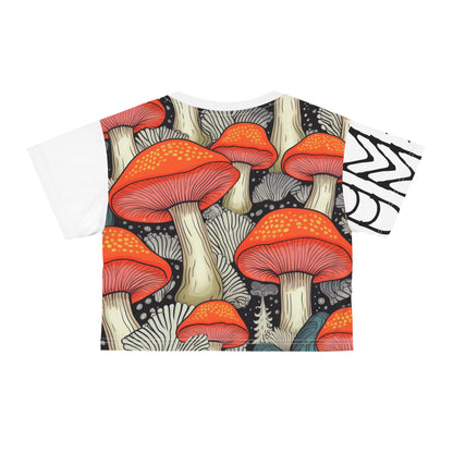 Crop Tee Amanita Blanc