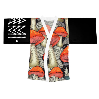 Robes de style kimono Amanita Noir