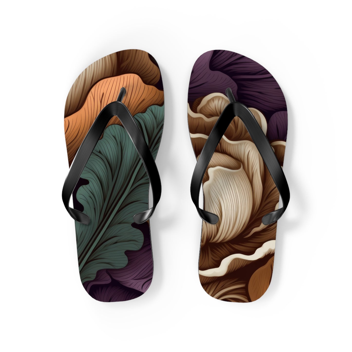 Beach sandal Dark vegetables 2 