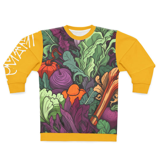 Unisex Sweatshirt Vegetables Yellow 