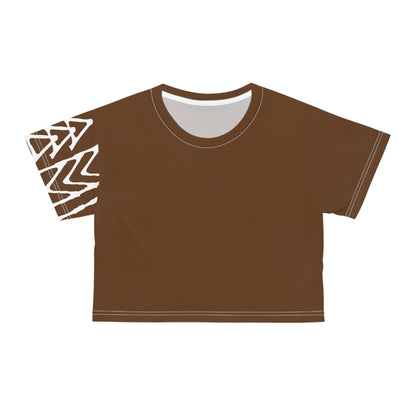 Crop Tee Brun Pâle